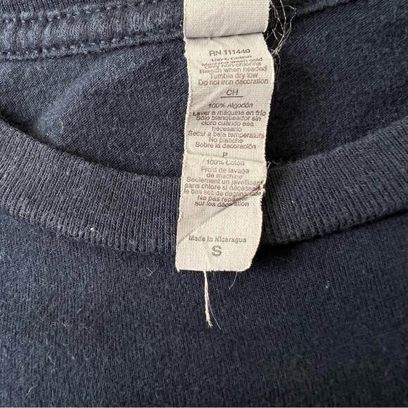 Drink Some Coffee Put On Some Gangster Rap Handle It gold foil blue tee top - Picture 5 of 5